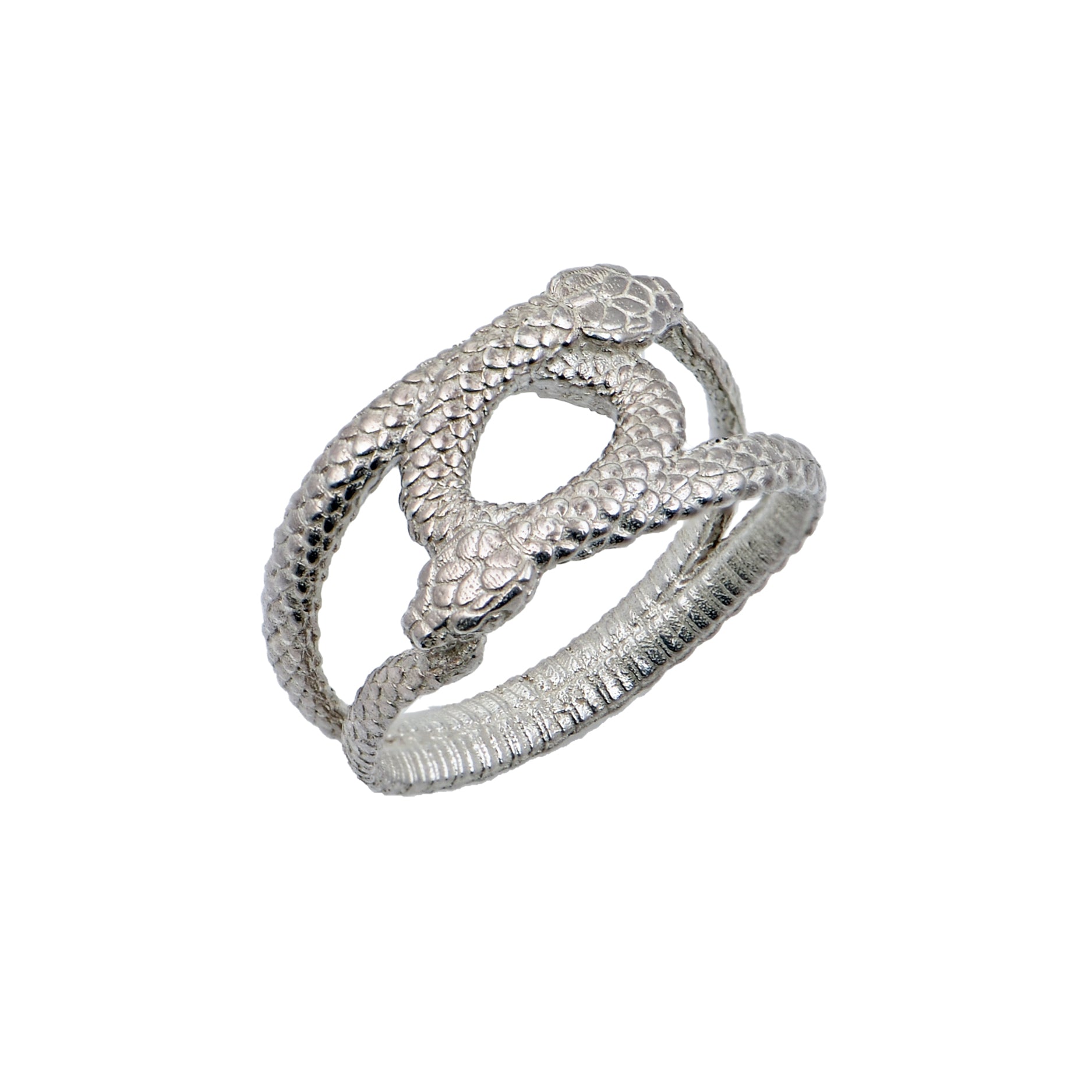 Knitted Serpents' Ring