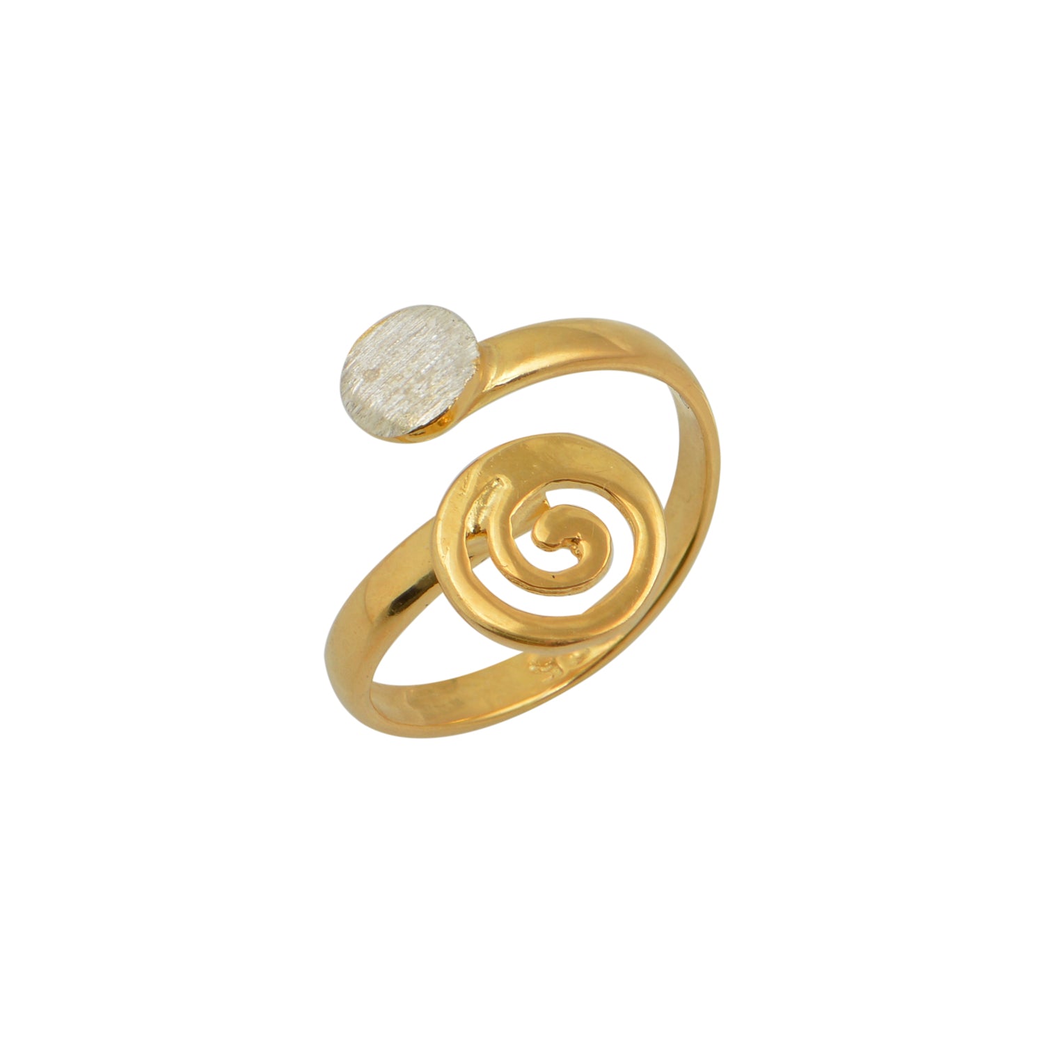 Flat Spiral Ring