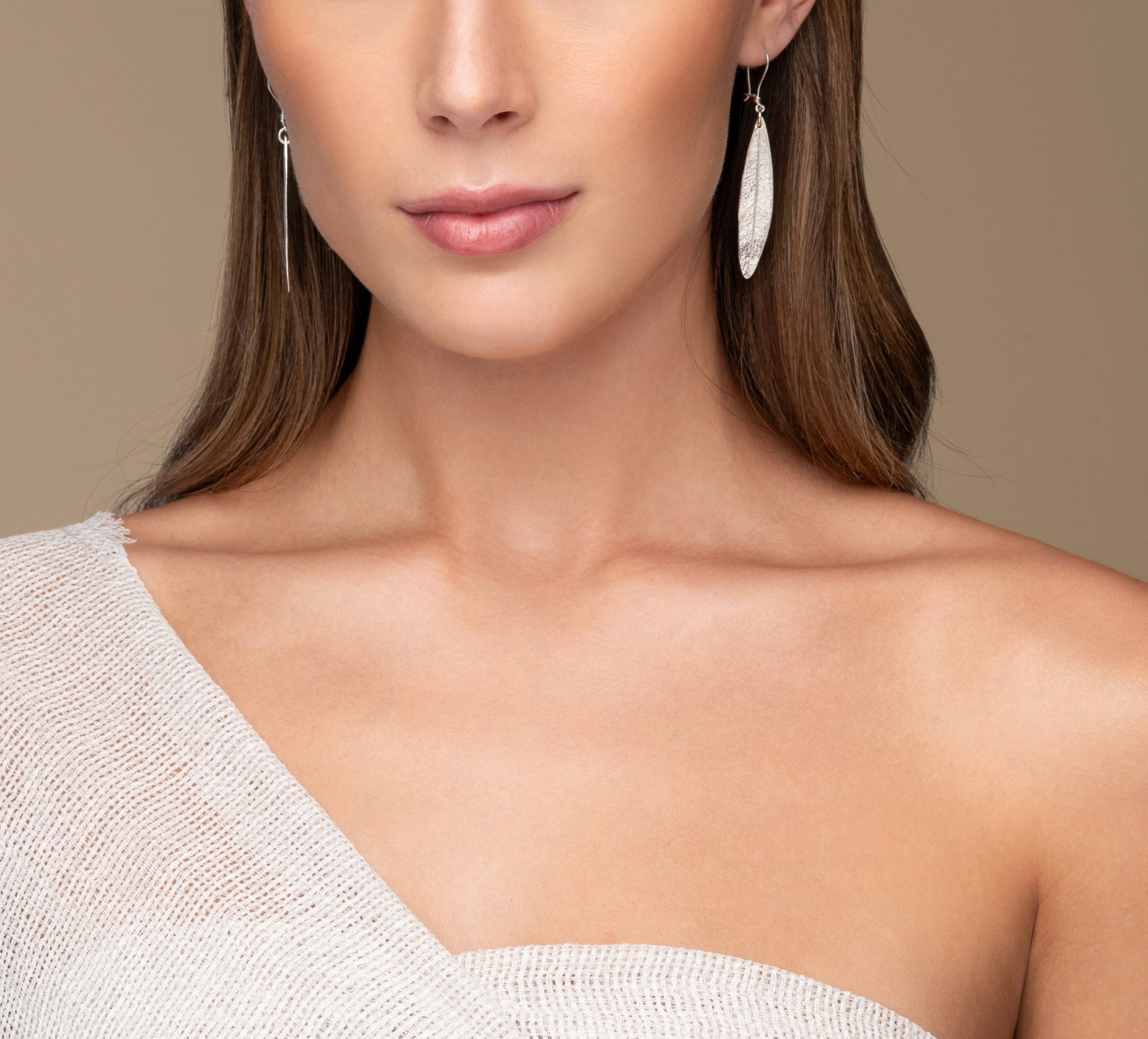 Olive Leaf Earrings