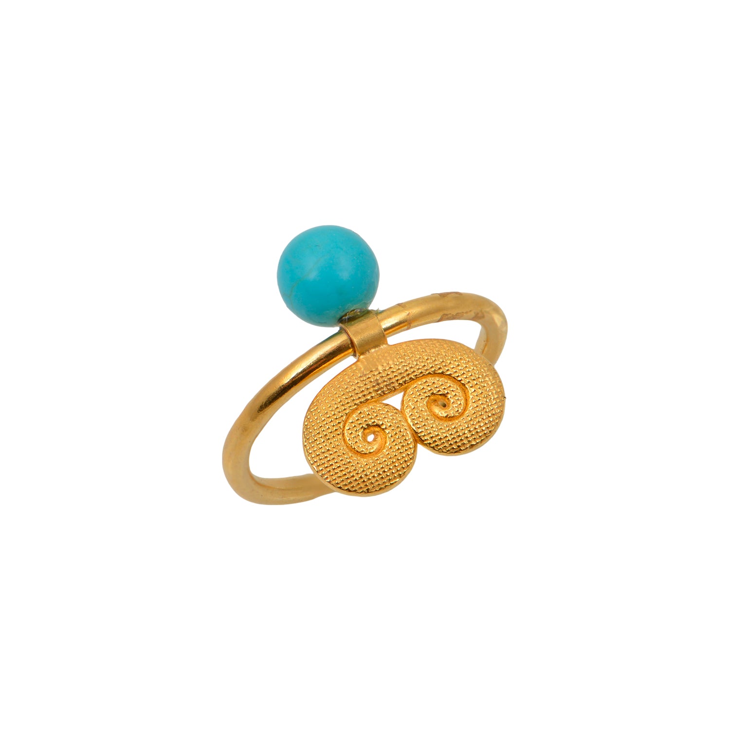 Twin Spiral Ring