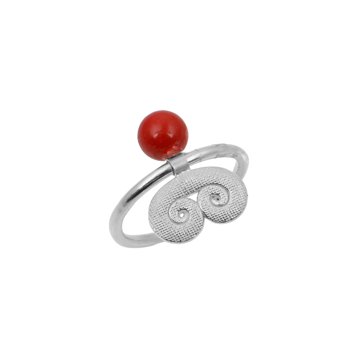 Twin Spiral Ring