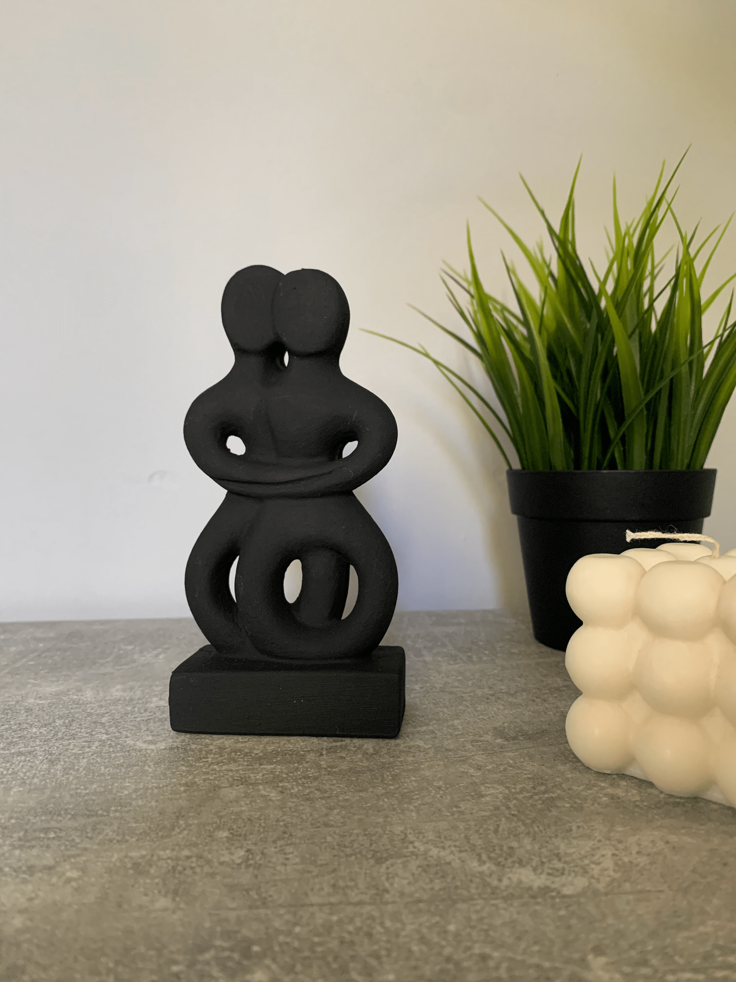 Coloured "Twins" Cycladic Idol
