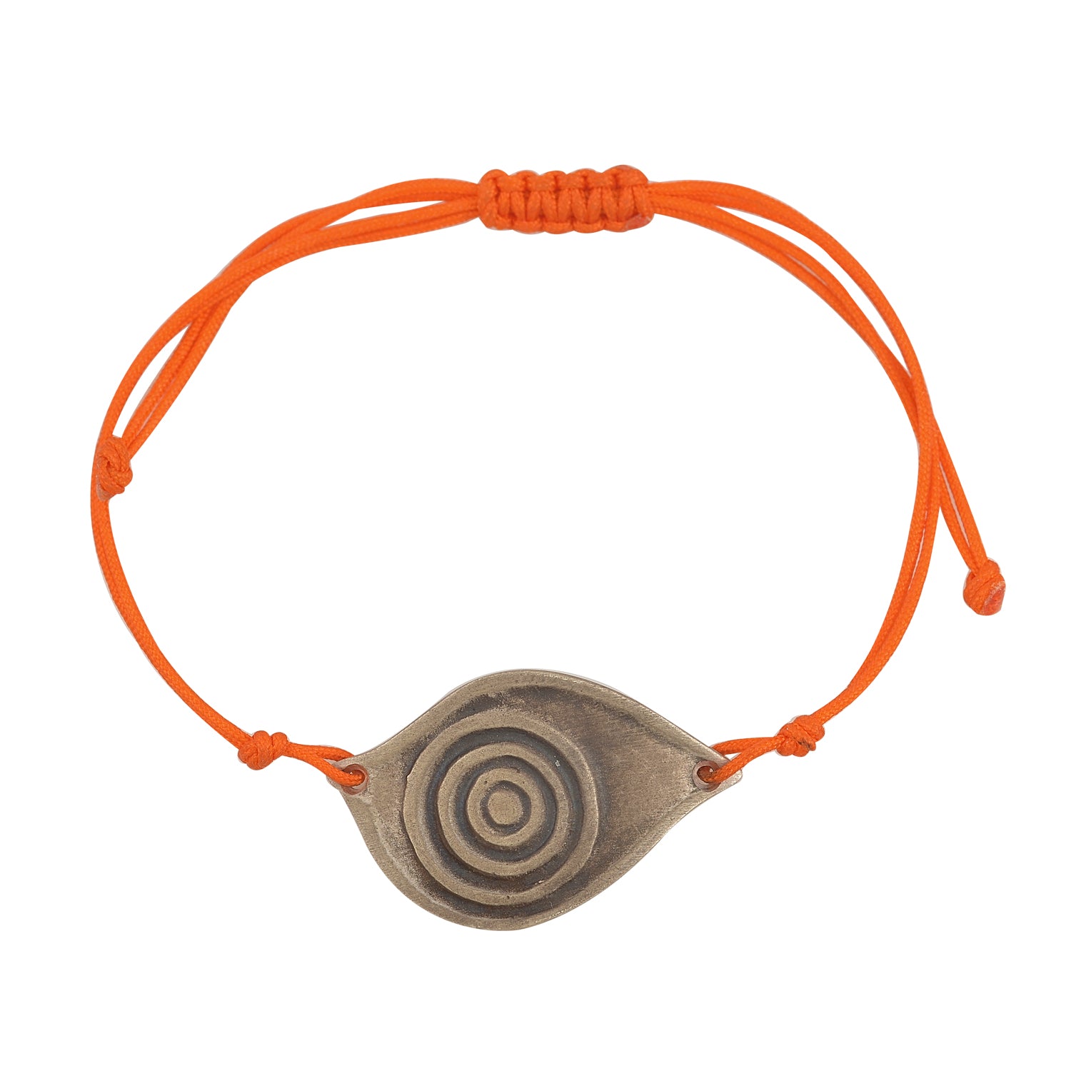 Evil Eye Spiral Bracelet Orange